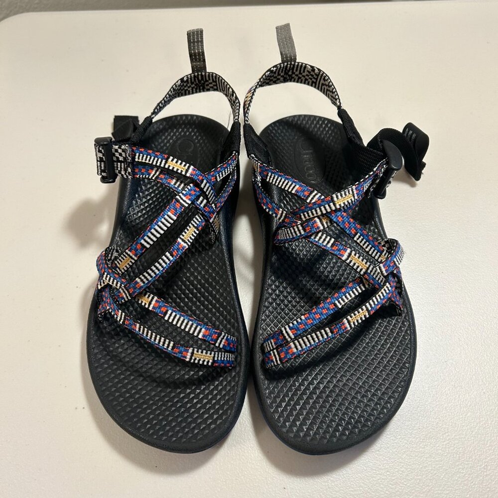Chaco Kid's ZX/1 Ecotread Sandals - Mantel Cerulean Multi Color Size: 5